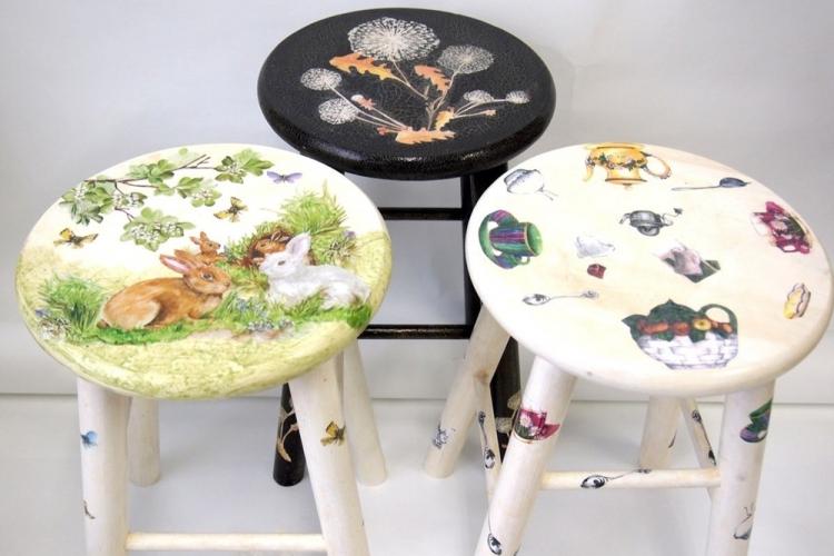 Vieilles chaises - décor, comment mettre à jour (photo)