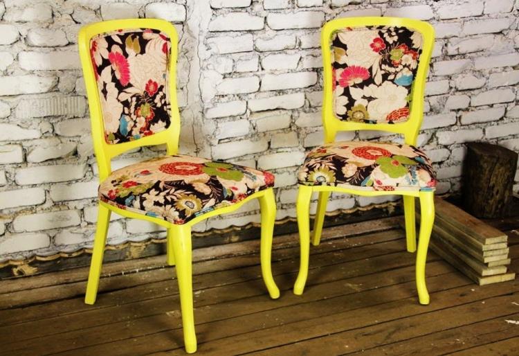 Vieilles chaises - décor, comment mettre à jour (photo)