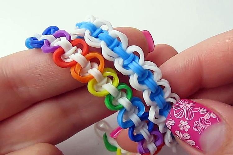 Comment tisser un bracelet élastique Noeuds circulaires