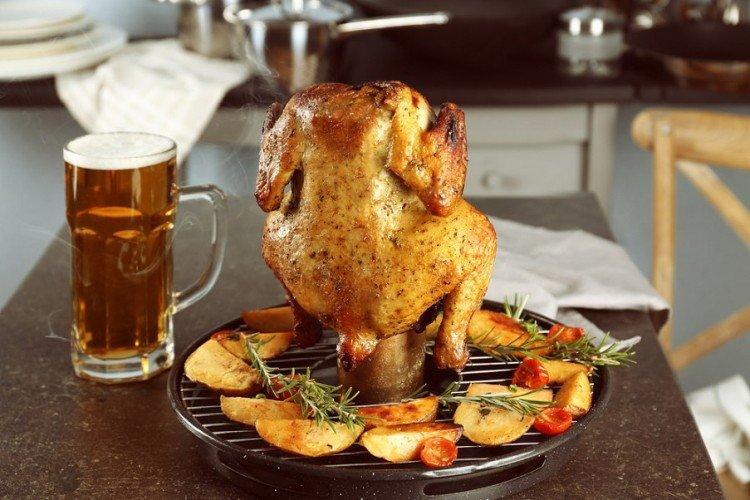 Poulet à la bière avec sauce au poivre - Comment faire cuire le poulet pour les recettes du Nouvel An