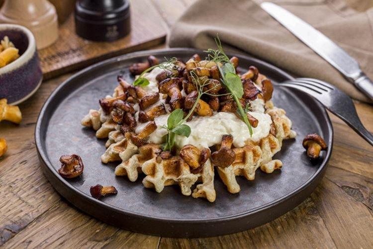 Gaufres de pommes de terre aux girolles - Recettes comment cuisiner