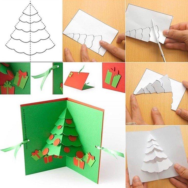 Arbre de Noël-livre - Comment faire un arbre de Noël en papier