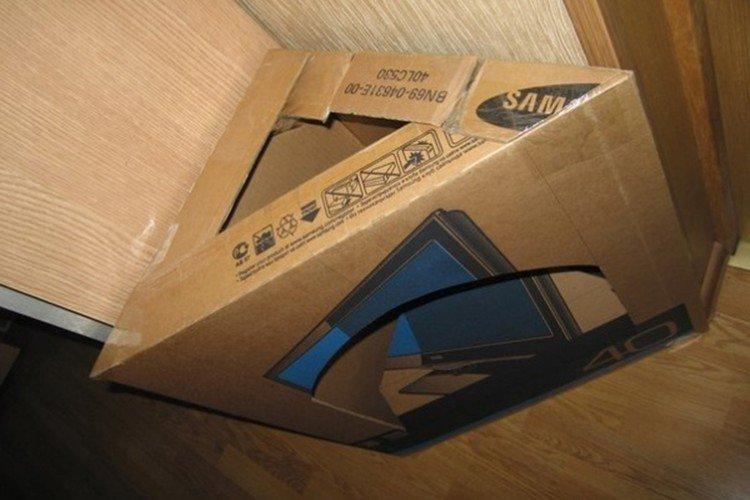 Fausse cheminée d'angle avec vos propres mains