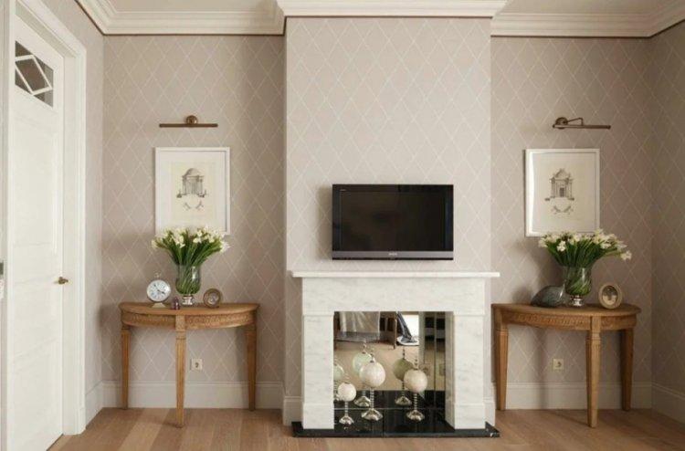 Fausse cheminée à faire soi-même - photo