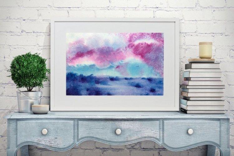 Taches d'aquarelle - Peintures DIY