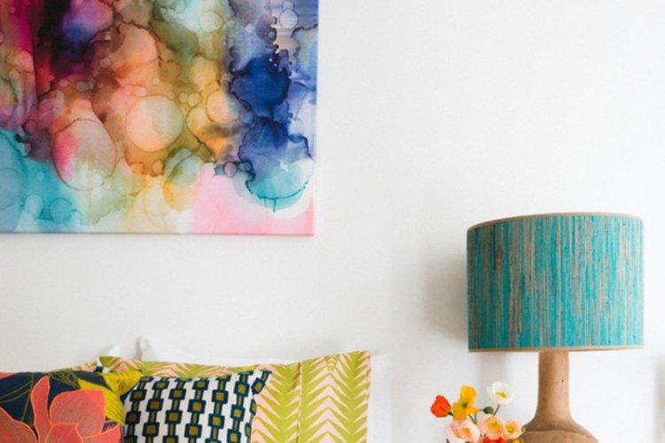 Taches d'aquarelle - Peintures DIY