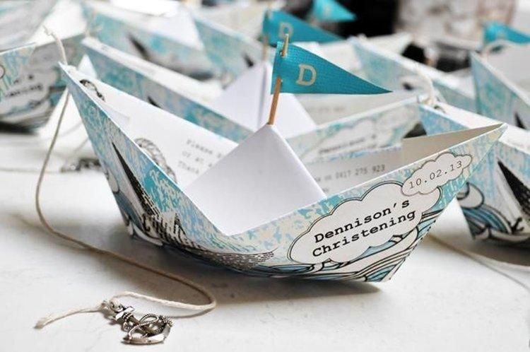 Comment décorer un bateau en papier de vos propres mains