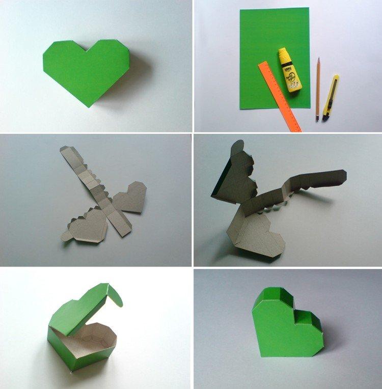 One Piece Heart Box - Comment faire une boîte en papier