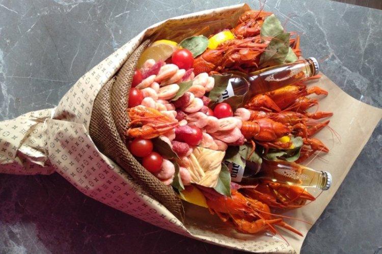 Bouquet de fruits de mer - Bouquet pour hommes de vos propres mains