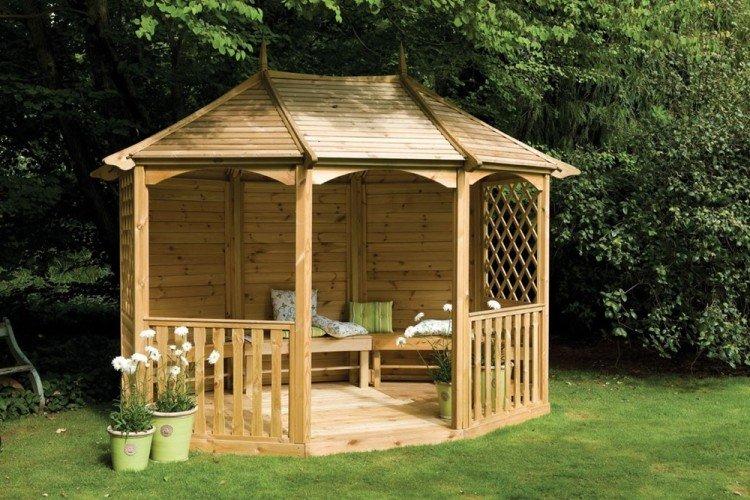 Gazebo en bois à faire soi-même