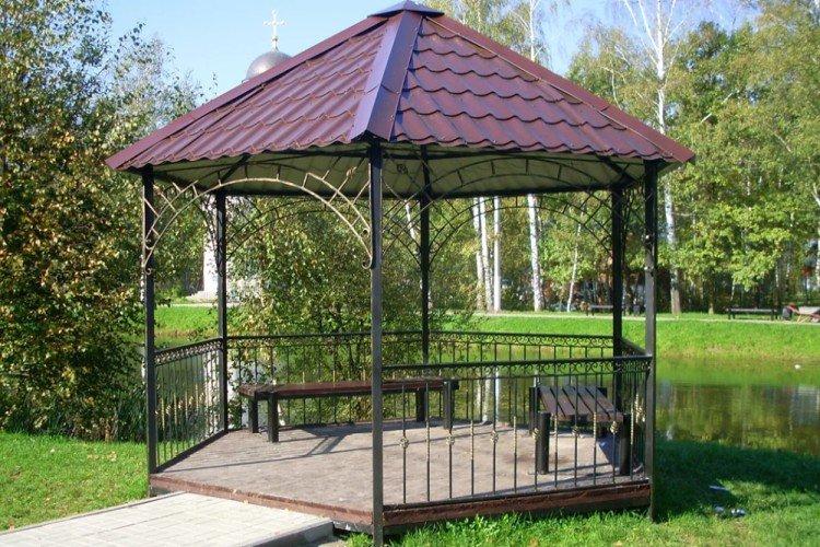 Gazebo en métal bricolage