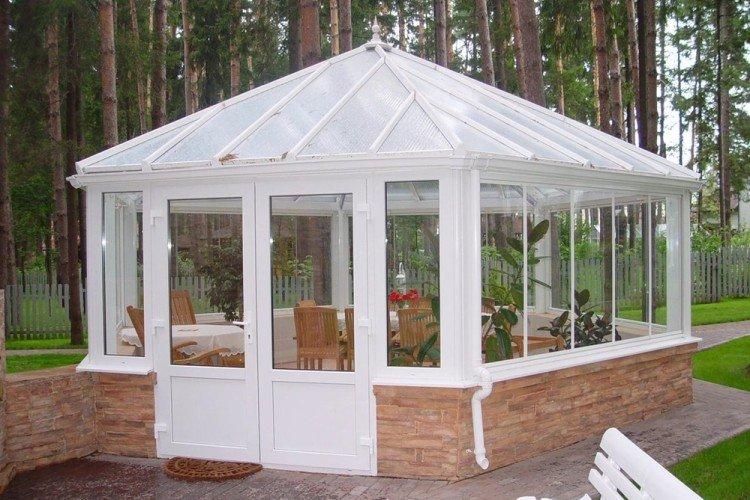 Gazebo bricolage en PVC