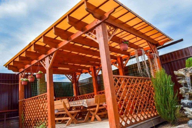 Toit de gazebo à faire soi-même