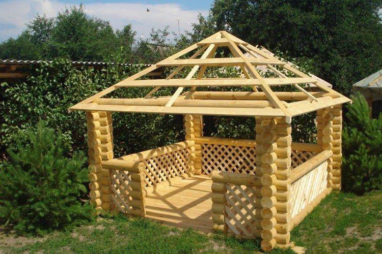  Disposition du toit - Étapes de la construction d'un belvédère de vos propres mains