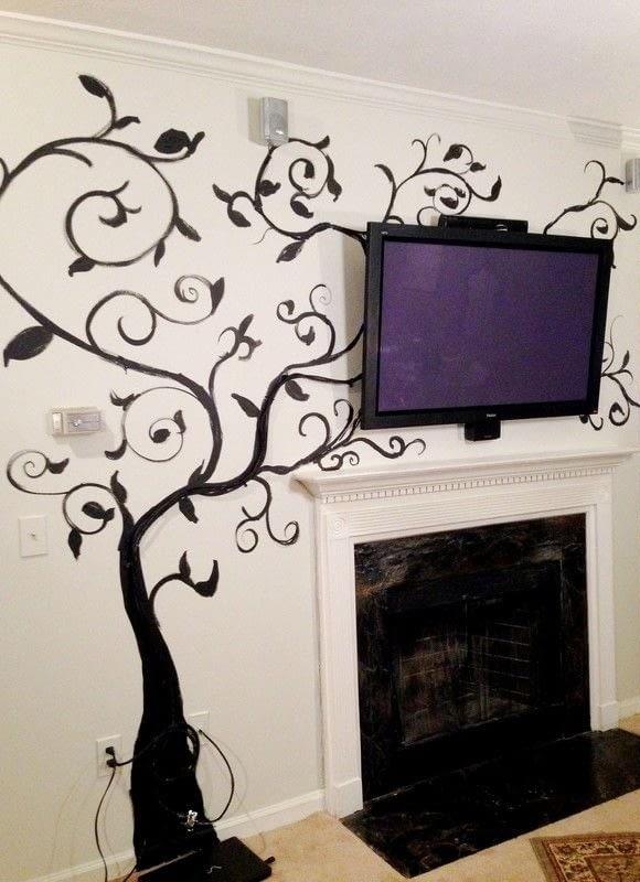 Masquage en vinyle - comment masquer les fils de votre téléviseur