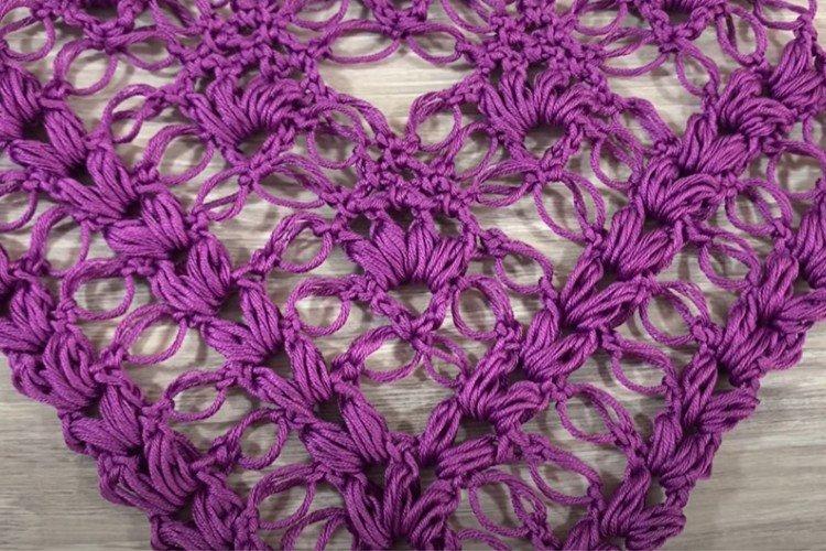 Châle au crochet - Comment crocheter un châle