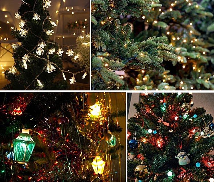 Guirlandes - Comment décorer un sapin de Noël pour le Nouvel An 2021