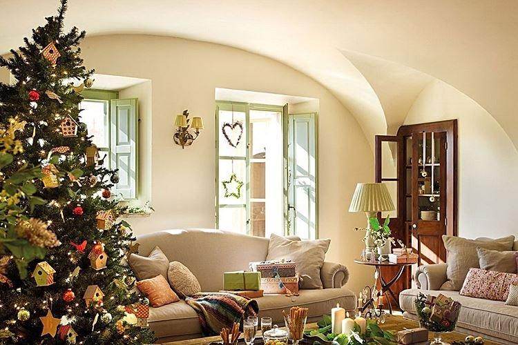 Comment décorer une pièce pour le Nouvel An - photos et idées