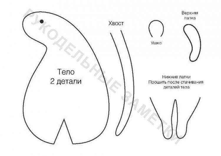 Rats en feutre du Nouvel An - Comment décorer un appartement pour le Nouvel An 2020