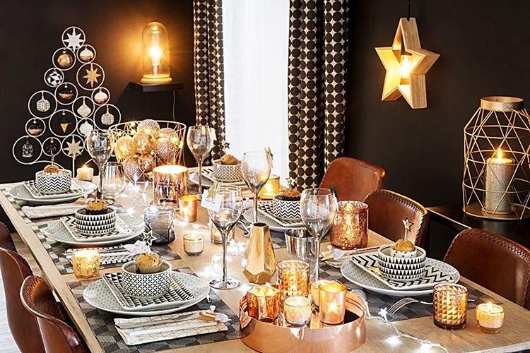 Comment décorer une table pour le Nouvel An 2021 - photos et idées