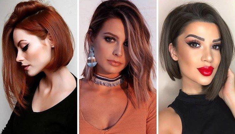 Bob asymétrique avec frange