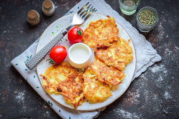 Galettes de pommes de terre aux pommes - recettes