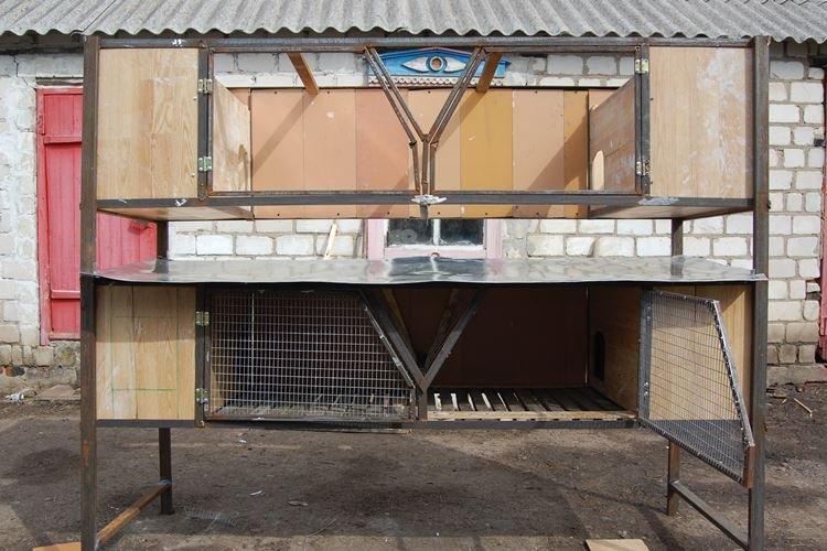 Cages de bricolage pour gros lapins