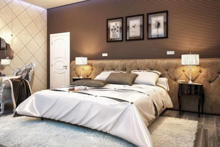 Combinaison de textures - Combinaison de papier peint dans la chambre