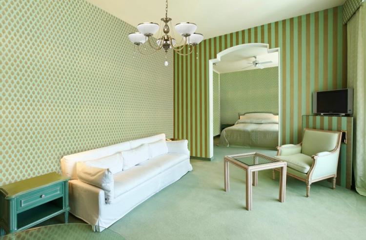 Combiner du papier peint avec un motif - Combiner du papier peint dans la chambre