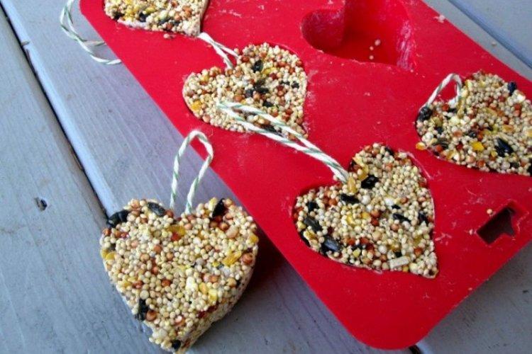 Mangeoire à oiseaux bricolage