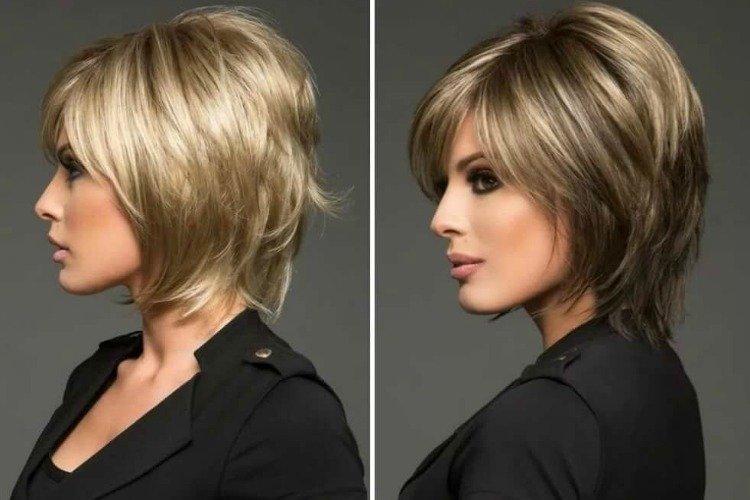 Cascade courte - Coupes de cheveux courtes pour les femmes après 50 ans
