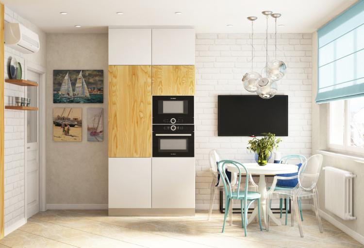 Cuisine Souffle de la mer - design d'intérieur