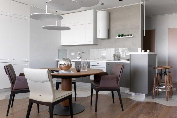 Finitions de sol - Conception de cuisine-salle à manger