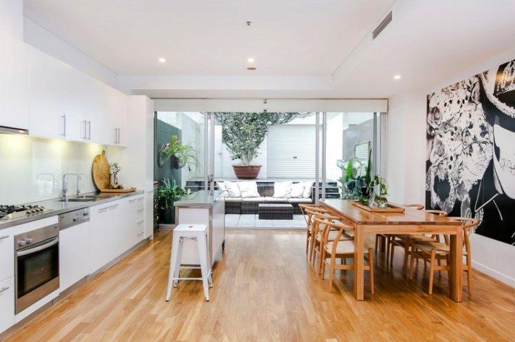 Conception de cuisine-salle à manger - photos et idées