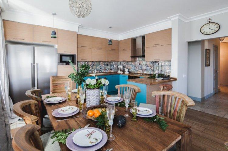 Conception de cuisine-salle à manger - photos et idées