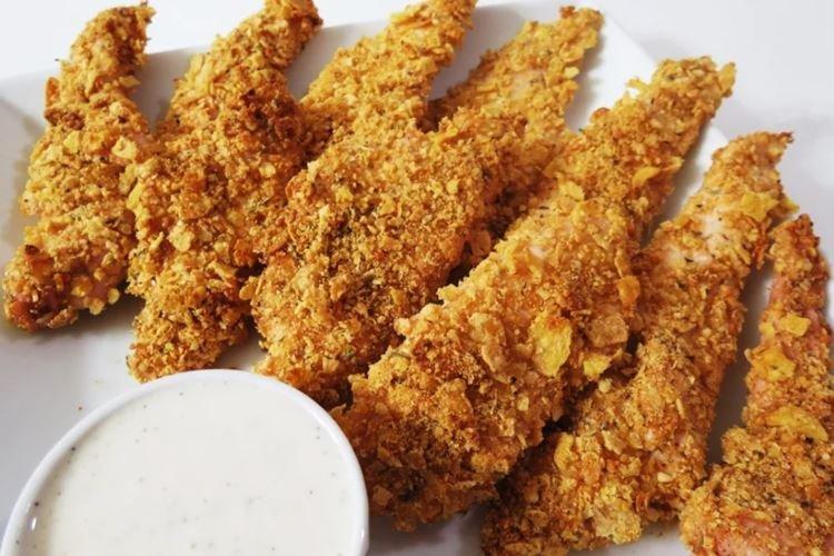 Nuggets de poulet au kéfir à la maison - recette