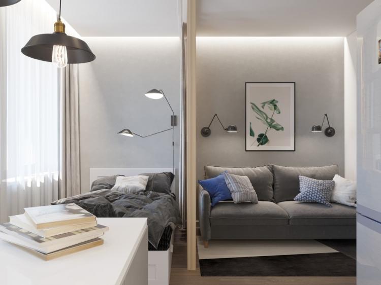 Appartement Atmosfera, 29 m² - Design d'intérieur