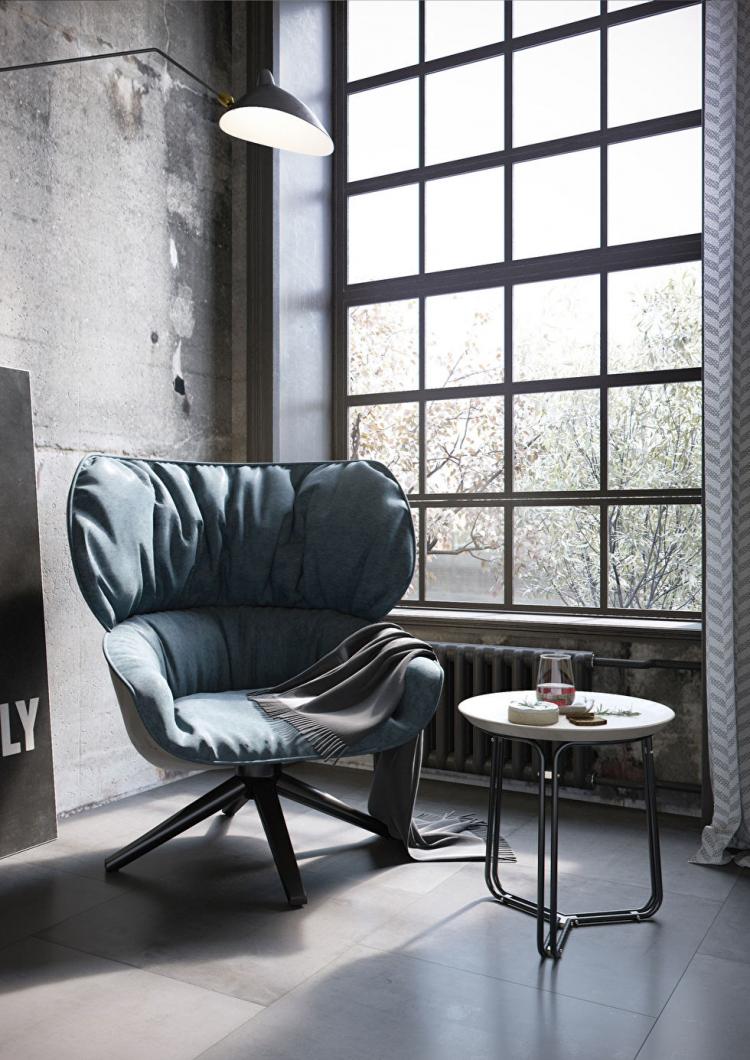 Appartement Loft Industriel - design d'intérieur