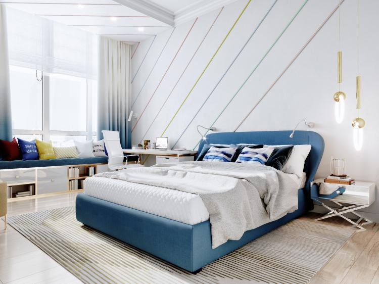 Appartement design Scintillement de la mer, complexe résidentiel Sky Fort