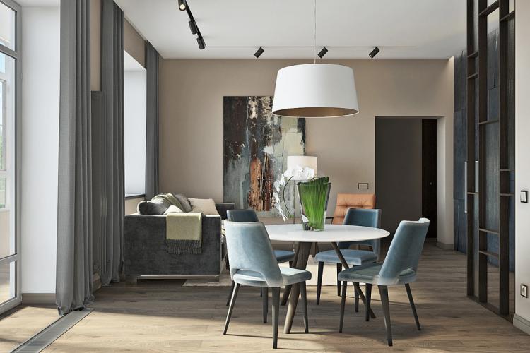 Appartement espace élégant - design d'intérieur