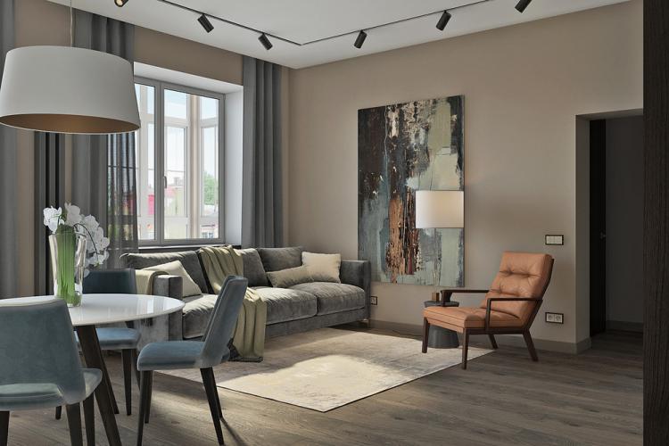 Appartement espace élégant - design d'intérieur