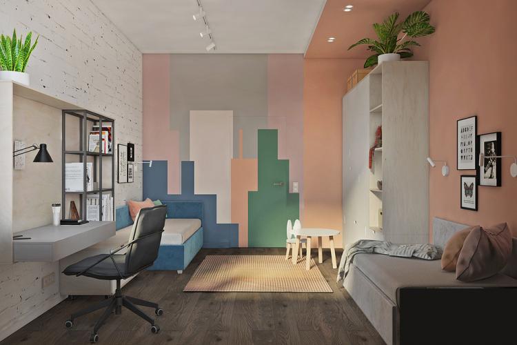 Appartement espace élégant - design d'intérieur