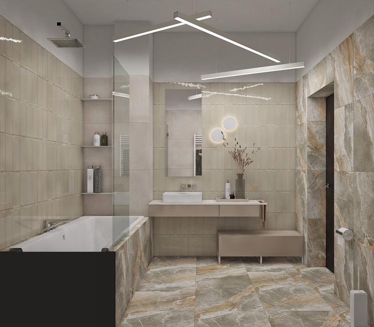 Appartement espace élégant - design d'intérieur