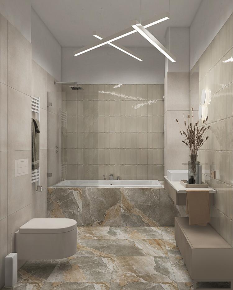 Appartement espace élégant - design d'intérieur