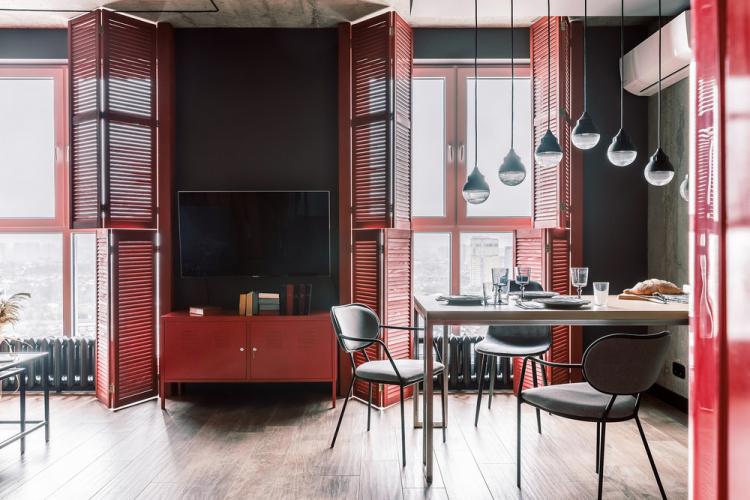 Studio 43 m2, Krasnodar - design d'intérieur