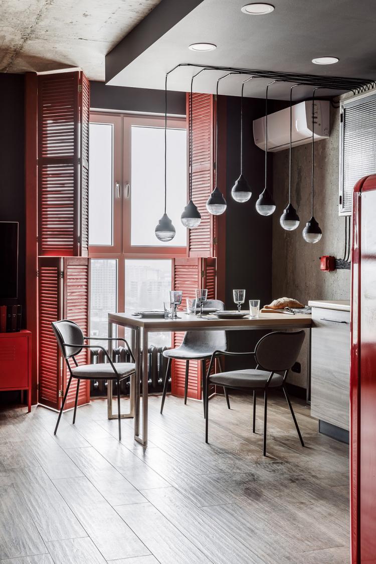 Studio 43 m2, Krasnodar - design d'intérieur