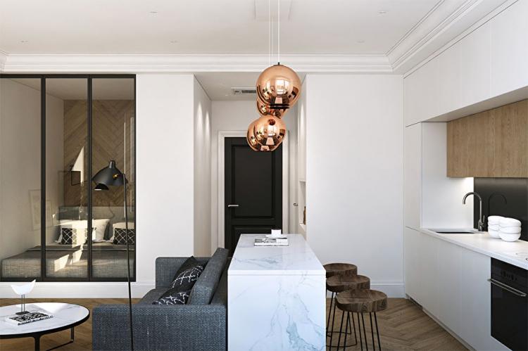 Appartement dans complexe résidentiel Filigrad - design d'intérieur