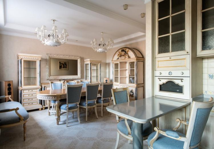 Appartement dans le complexe résidentiel Solovinaya Roscha, 120 m2 - design d'intérieur