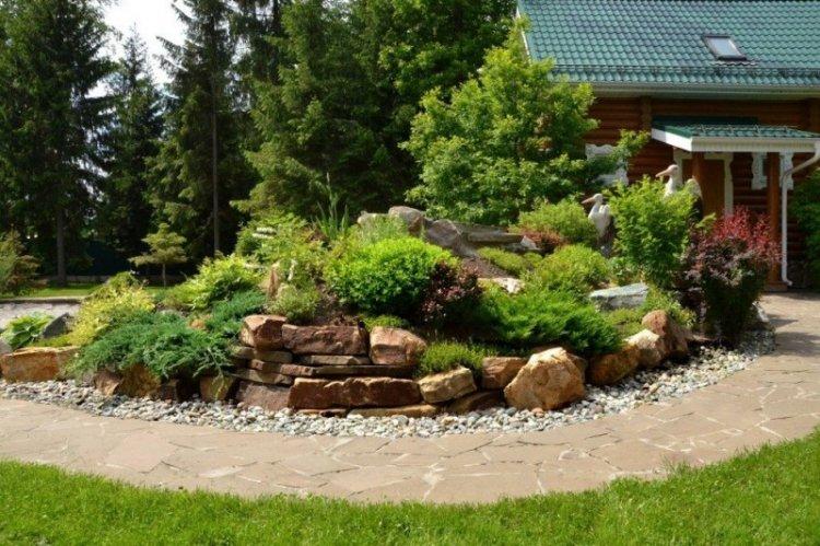 Toboggans alpins - Aménagement paysager de la zone suburbaine photo