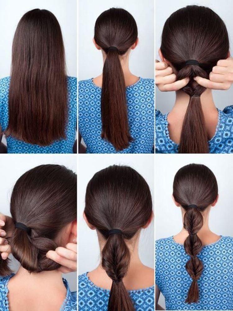 Queue de cheval segmentée - Coiffures faciles pour tous les jours